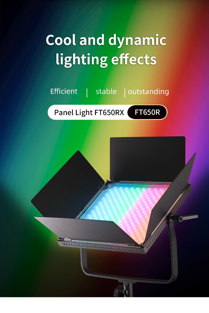 Visico FT-650RX (Power 60W) RGB Panel Light - 7